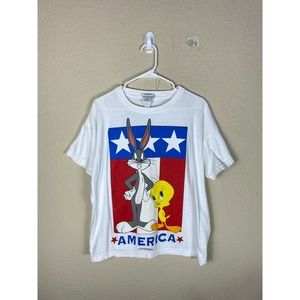 Medium Bugs Bunny Tweety Bird America 1996 Shirt